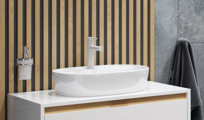 Смеситель для умывальника EXCELLENT Pi AREX.1201WH (белый мат)