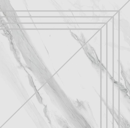 Ступень угловая клееная Монте Тиберио лаппатированный 33x33x0,9