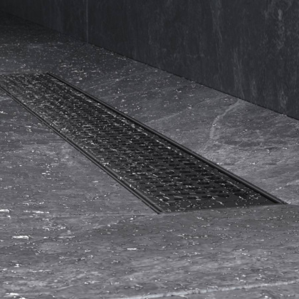 W01SC-P11-060-01BM MasterFlow Трап для душа линейный универс затвор Cut Gradient 60см цвет черн мат