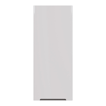 Полупенал Lemark BUNO 35см подвесной, 1 дверный, правый, цвет корпуса, фасада: Белый глянец