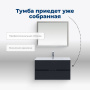 Тумба под раковину Aquanet Алвита New 100 2 ящика, антрацит Тумба под раковину Aquanet Алвита New 100 2 ящика, антрацит