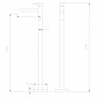 Смеситель для раковины Abber Wasser Kreis AF8140RG розовое золото Смеситель для раковины Abber Wasser Kreis AF8140RG розовое золото