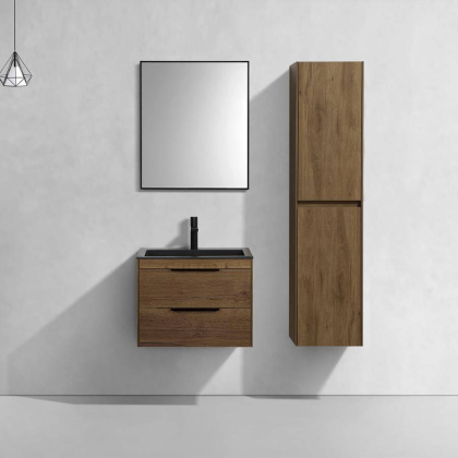 База под раковину Chiara 2D 600 подвесная, 2 выкатных ящика soft-close, T.Oak База под раковину Chiara 2D 600 подвесная, 2 выкатных ящика soft-close, T.Oak