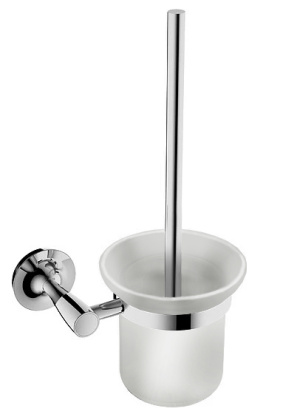 Ёрш для туалета RUSH Balearic, 38х16х13 см, хром, BA39710