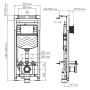 Alme 15TLT.010.ME.MB02 Система инсталляции для унитазов Alme 15TLT.010.ME.MB02 Система инсталляции для унитазов