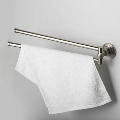 Держатель полотенец двойной Ammer, 45х6х6,8 см, хром, K-7031