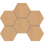 Мозаика CW04 Hexagon 25x28,5 непол. Мозаика CW04 Hexagon 25x28,5 непол.
