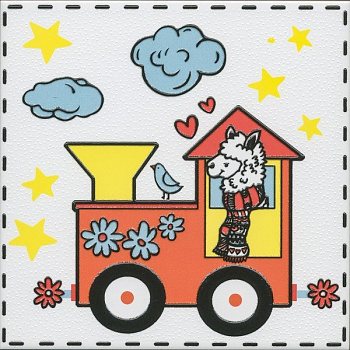 Декор 1 OP\A221\5009 Альпаки Белый (20см*20см*6,9мм) (10шт/0,4м2) ., шт