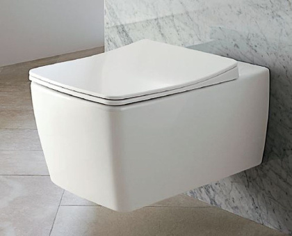 Унитаз подвесной Vitra Metropole с функцией биде и встроенным смесителем, цвет белый, 7672B003-1684