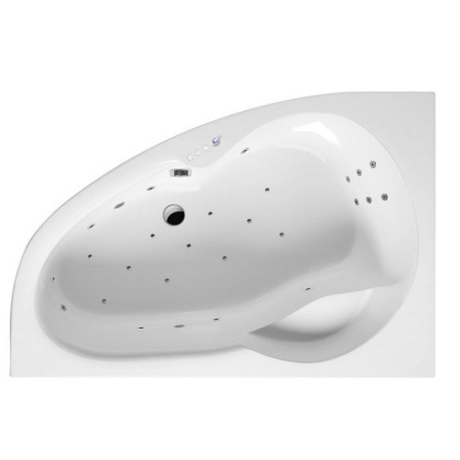 Ванна EXCELLENT Newa 160x95 (левая) "ULTRA" (хром)