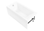 Акриловая ванна Aquanet Bright 155x70