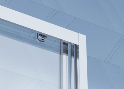 DUE-AH-1-120/80-C-CR Душевой уголок