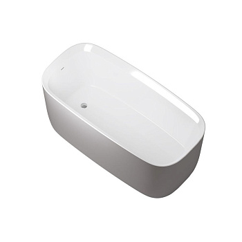 Акриловая ванна Allen Brau Infinity 170x78 2.21003.20/PGM белый глянец/платиново-серый, шт