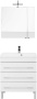 Мебель для ванной Aquanet Верона 75 белый (напольный 3 ящика)