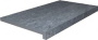 Ступень клееная DL600600R20\GLF Роверелла серый тёмный 34х60х20 (2шт/уп), шт