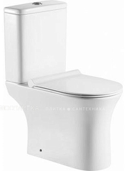 Чаша напольного унитаза Aquanet Rimless Roll 2-C CL-12289