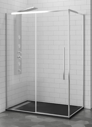 Душевой уголок RGW SV-42 32324270-11 100 х 70 см прямоугольный, хром