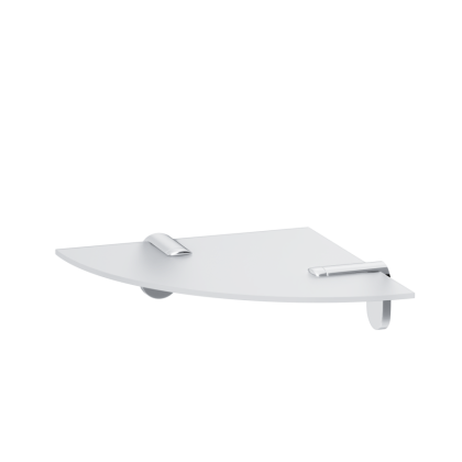 A8434900 X-Joy Угловая стеклянная полка, 20 см A8434900 X-Joy Угловая стеклянная полка, 20 см