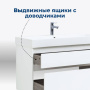 Тумба под раковину Aquanet Nova Lite 75 белый (2 ящика) Тумба под раковину Aquanet Nova Lite 75 белый (2 ящика)