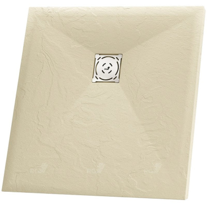 Душевой поддон  90*90*2,5 RGW ST-0099Be Бежевый/Квадрат Ø 90 мм Каменный