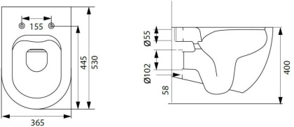 Подвесной унитаз Allen Brau Reality 4.32006.20