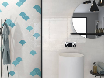 Плитка Escamas Dynamic Celeste 15,5х17 Плитка Escamas Dynamic Celeste 15,5х17