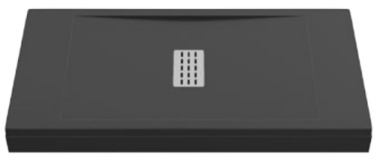 Душевой поддон Creto Etna 160x90 прямоугольный, черный