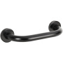 Поручень Bemeta Help 301100300 Черный матовый, 300 мм,  чёрный с крышками Поручень Bemeta Help 301100300 Черный матовый, 300 мм,  чёрный с крышками
