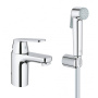 Смеситель для раковины с душем Grohe Eurosmart Cosmopolitan 23125000 хром