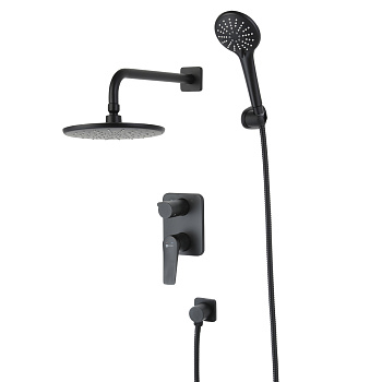 Смеситель Lemark Bronx LM3729BL для ванны и душа, встраиваемый Смеситель Lemark Bronx LM3729BL для ванны и душа, встраиваемый