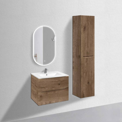 База под керамическую раковину Mia 700 подвесная, 2 выкатных ящика soft close, V.Oak База под керамическую раковину Mia 700 подвесная, 2 выкатных ящика soft close, V.Oak