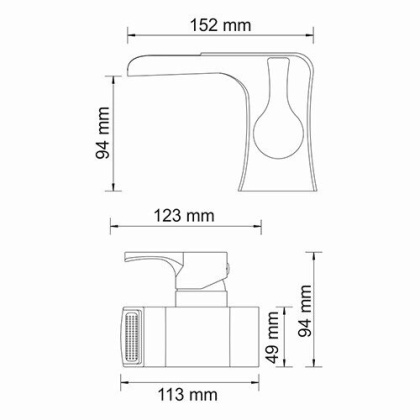 Berkel 4869 Kаскадный смеситель для умывальника Wasserkraft Berkel 4869 Kаскадный смеситель для умывальника Wasserkraft