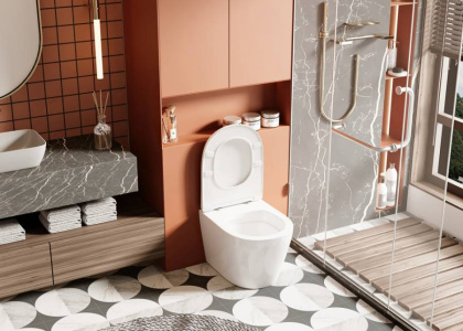 Приставной унитаз Abber Bequem AC1113 с микролифтом