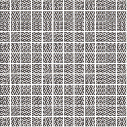 Мозаика 20108 Кастелло серый орнамент 29,8*29,8*3,5 (12шт/1,066м2), м2