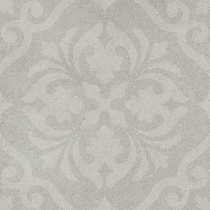 Декор Монсеррат серый светлый матовый обрезной 60x60x0,9