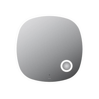 Зеркало настенное M8FMOX0803SA Func с контурной LED-подсветкой, ИК сенсором и косметическим зеркалом, 80х80х3,5 см