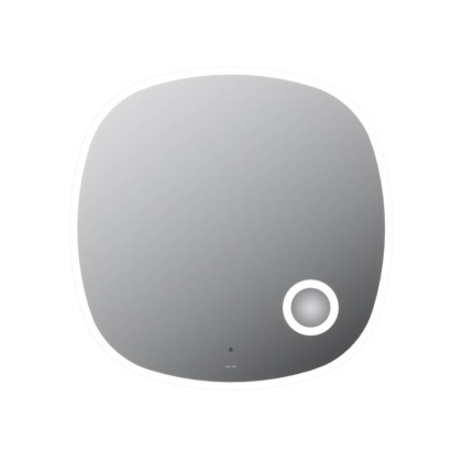 Зеркало настенное M8FMOX0803SA Func с контурной LED-подсветкой, ИК сенсором и косметическим зеркалом, 80х80х3,5 см