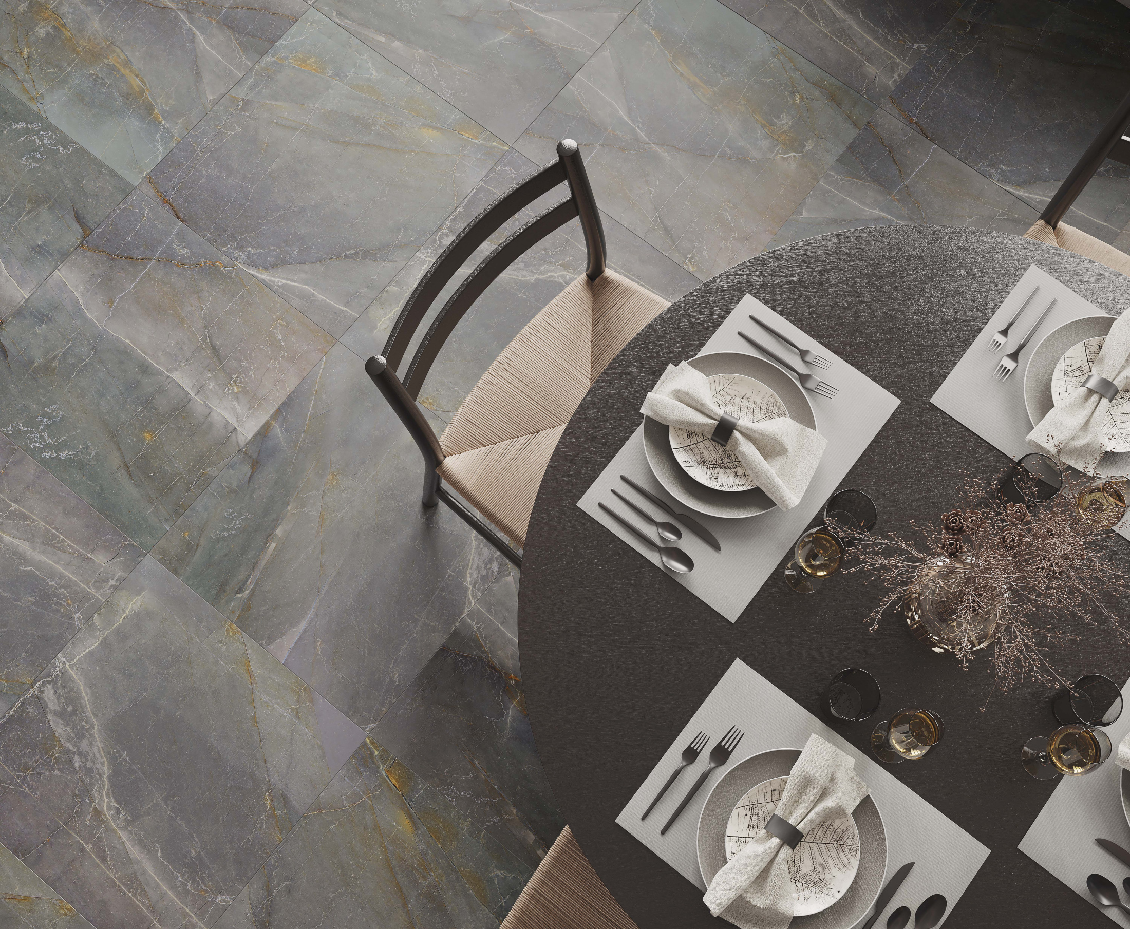 Керамогранит Laparet Shade темно-серый 60х60 (4шт_1,44м2), м2