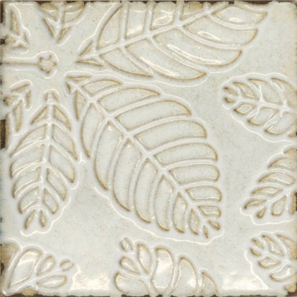 Декор Агдаль 1 бежевый светлый глянцевый структура 15x15x0,9