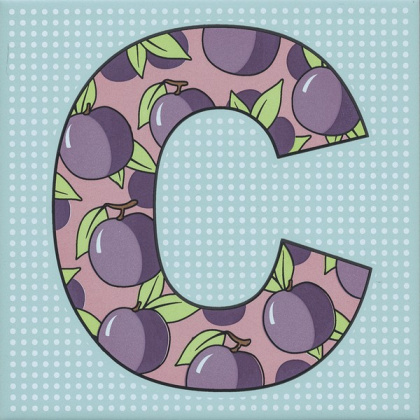 Керамический декор HGD\A544\5185 Сад-огород фиолетовый (20см*20см*6,9мм) (10шт/0,4м2) Слива, шт.