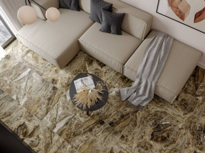 Керамогранит Vesuvio коричневый 60х120 Керамогранит Vesuvio коричневый 60х120