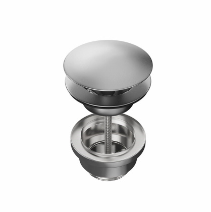 Донный клапан для раковины,  нержавеющая сталь, 24686KM.50.050 Донный клапан для раковины,  нержавеющая сталь, 24686KM.50.050