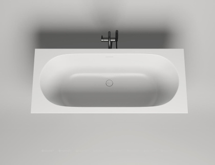 Ванна из литьевого мрамора Salini Ornella Axis Kit 180х80 103511M матовая