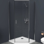 Душевой уголок BelBagno UNO-195-P-1-80-C-Cr