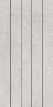 Декор чипсет Догана серый светлый матовый обрезной 40x80x1