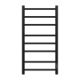 Полотенцесушитель электрический Point Аврора PN10848B П8 400x800 диммер справа, черный