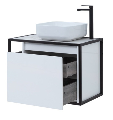 Тумба под раковину Aquanet Nova Lite Loft 75 R белый Тумба под раковину Aquanet Nova Lite Loft 75 R белый