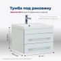 Тумба под раковину Aquanet Верона 58 белый (подвесная 2 ящика) Тумба под раковину Aquanet Верона 58 белый (подвесная 2 ящика)