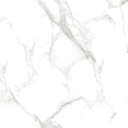 Statuario Perfect Silver Керамогранит белый 80х80 Полированный