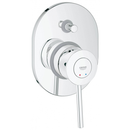 Смеситель для ванны Grohe BauClassic 29047000 хром Смеситель для ванны Grohe BauClassic 29047000 хром